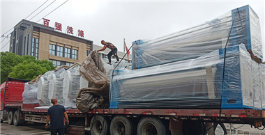 貴州和四川涼山兩地客戶(hù)訂購(gòu)的洗滌設(shè)備今日發(fā)貨