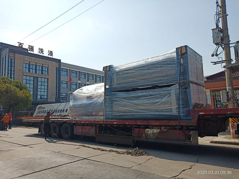 喜報(bào)！國內(nèi)疫情得到有效控制 百強(qiáng)洗滌設(shè)備連續(xù)三天發(fā)貨