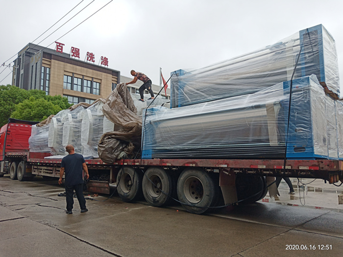 貴州和四川涼山兩地客戶訂購的洗滌設備今日發(fā)貨